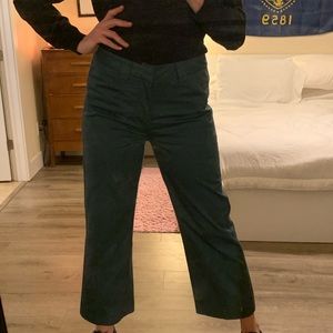 Green stussy wide leg “dickies”